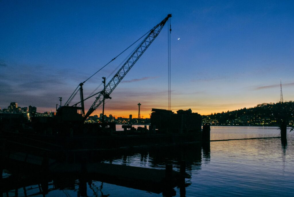 2013 Seattle Eastlake Dock Sunset