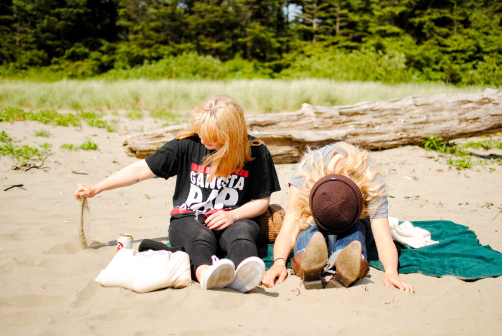 2014 Neah Bay Playing In Sand