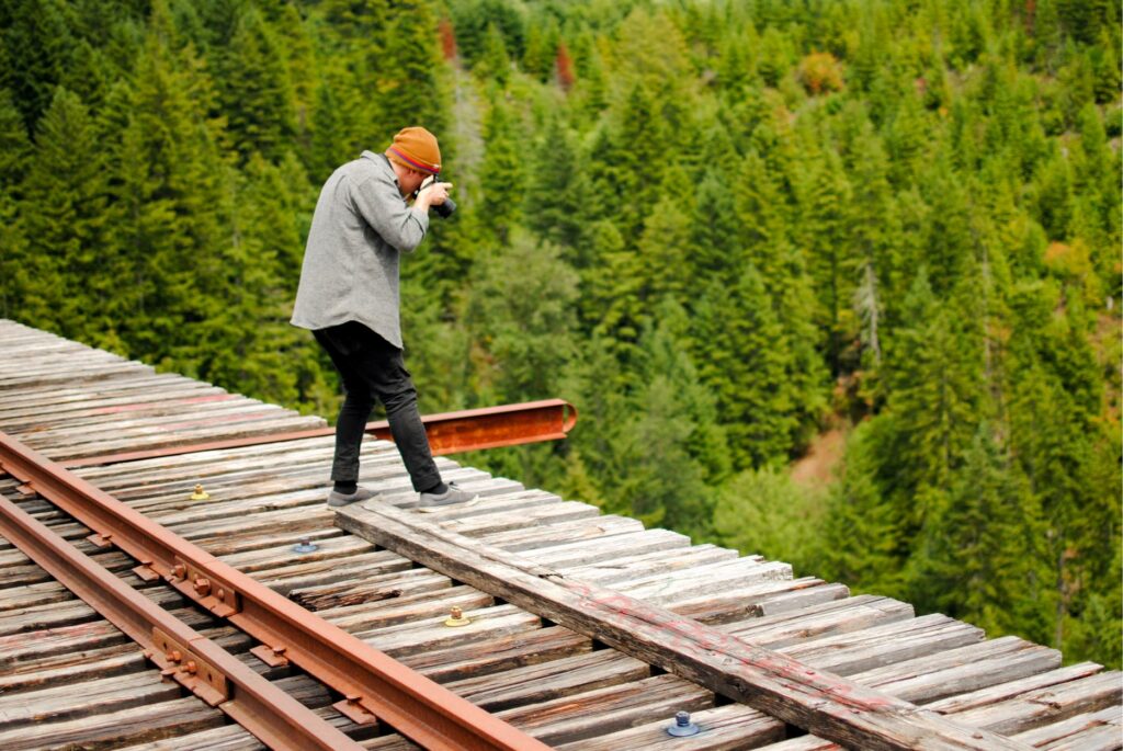 2014 Vance Creek Bridge Taking Photos