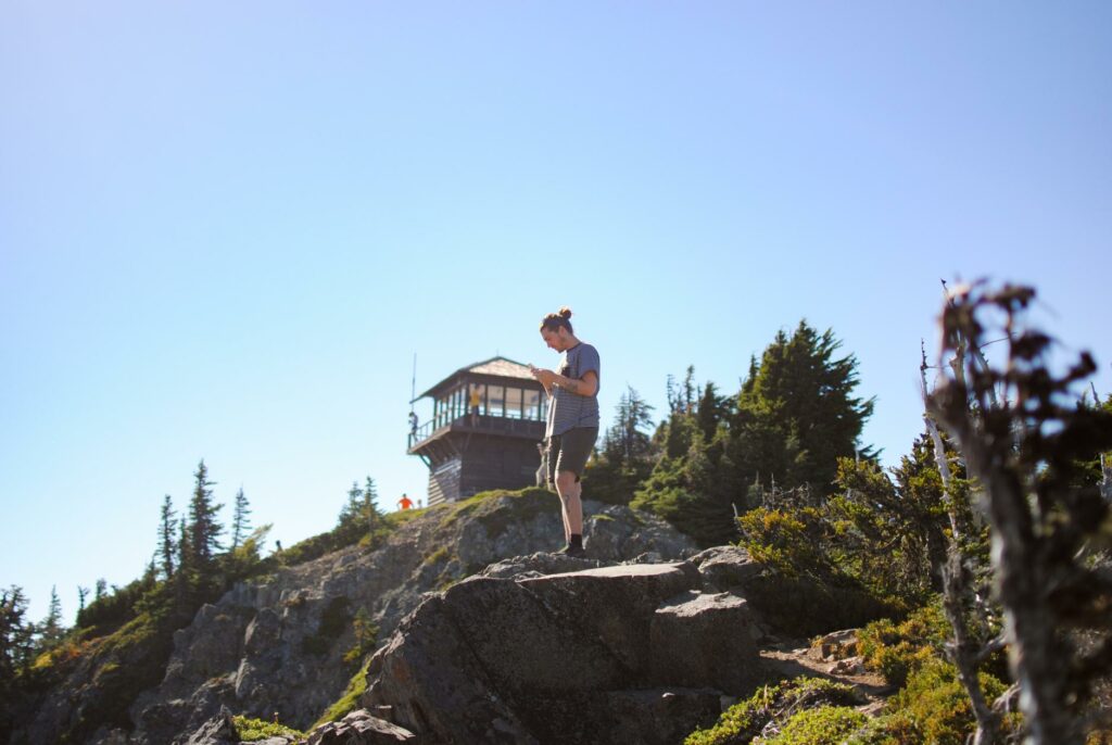 2014 Tolmie Peak Fire Lookout Rocks