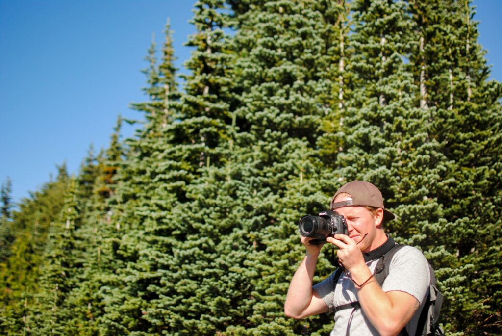 2014 Tolmie Peak Fire Lookout Picture Taker