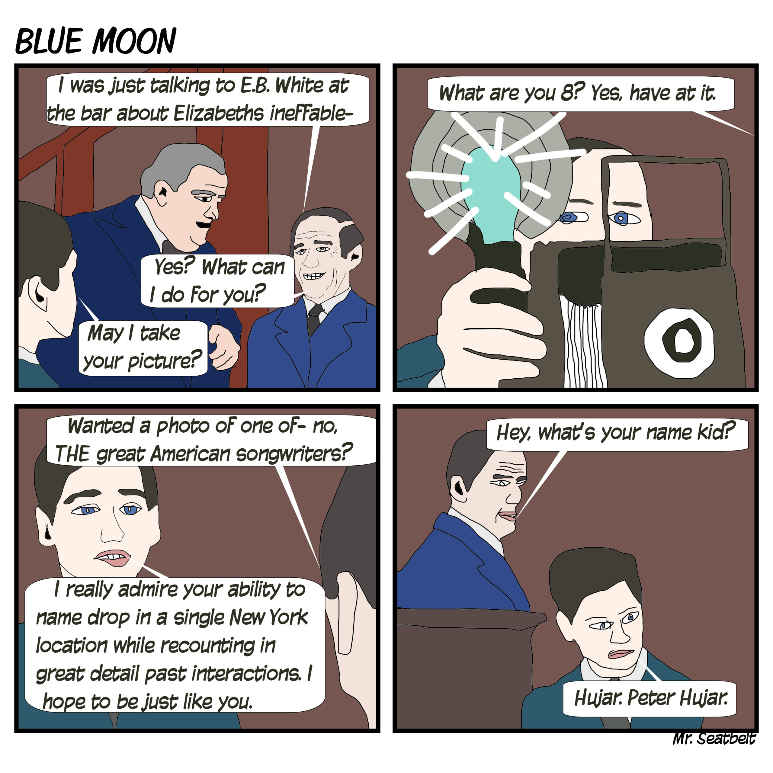 Blue Moon and Peter Hujar's Day