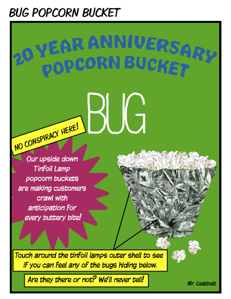 Bug 10 Year Anniversary Popcorn Bucket