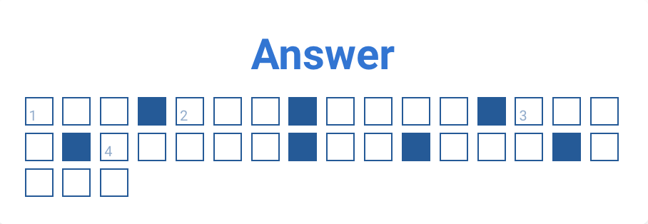 FilmiConnect Answer Grid